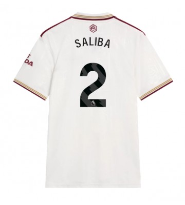 Arsenal William Saliba #2 Tredjetrøje 2025-26 Kortærmet